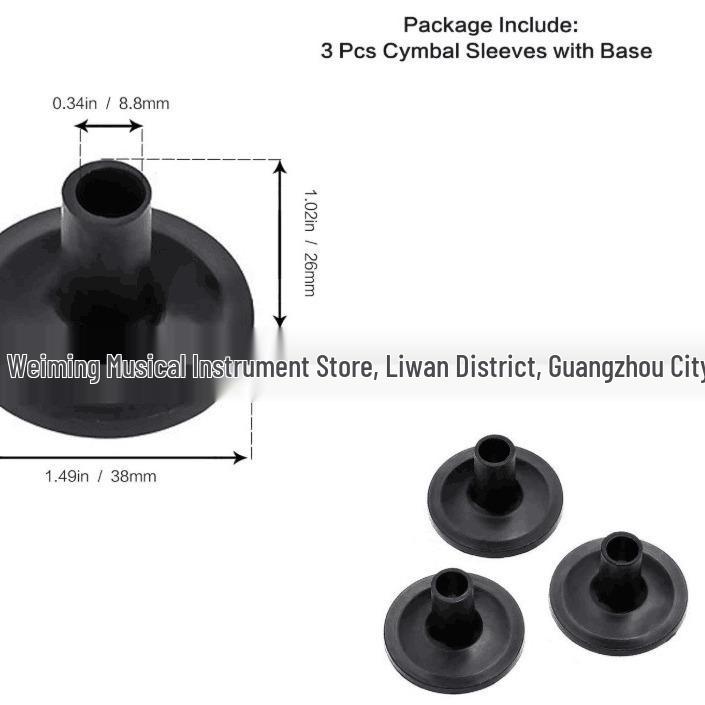 Drum Rack Cymbal Holder Set with Plastic Felt Accessories 1-piece set
