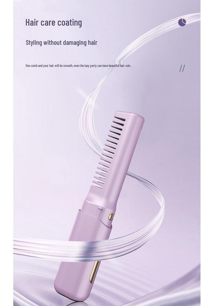 Wireless USB Charging Portable Straightening Comb for Travel
