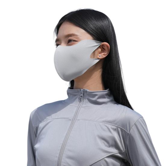 Three-dimensional Face Guard, Windproof Slimming Version Face Guard with 3D Eye Corner Protection, Moisturizing Fabric Hyaluronic Acid Sun Protection