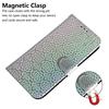 For Honor X7a 5G Leather Dazzling Flower Pattern Wallet Case Stand Magnetic Closure Flip Phone Cover with Strap