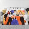 Picnic Friends TV Show Series Blankets Soft Warm Flannel Throw Blanket Cover for Bed Living room Picnic Travel Home Sofa