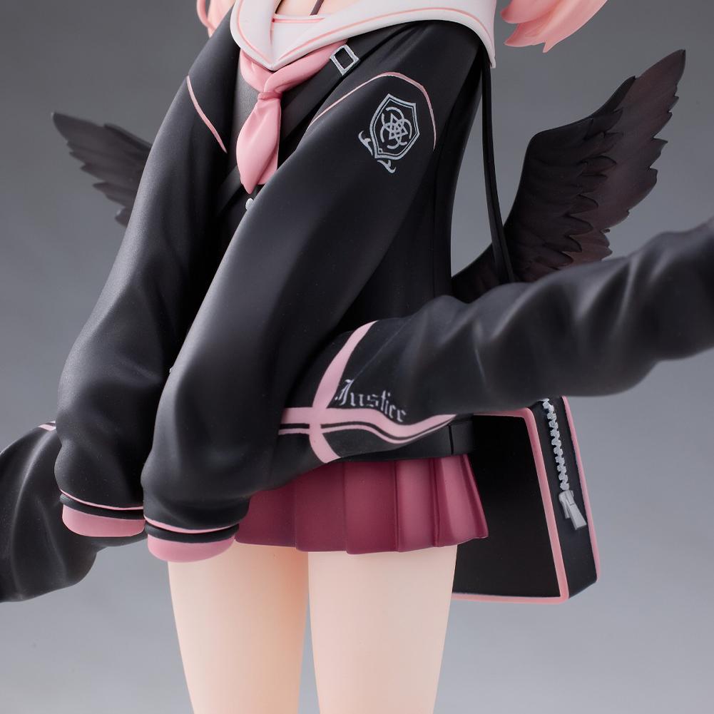 22cm Anime Shimoe Koharu Action Figurine Anime Cute Pink Uniform Girl Figures Kawii Sailor Dress Shimoe Koharu Statue Toys Gifts