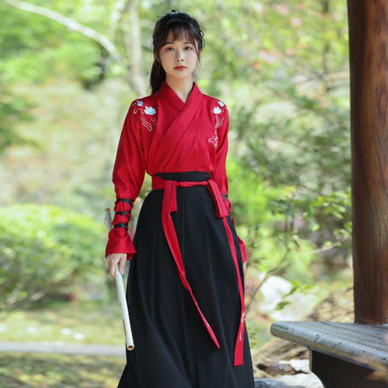 Men's Clothing Hanfu Martial Arts Style Chivalrous Handsome Men's Suit