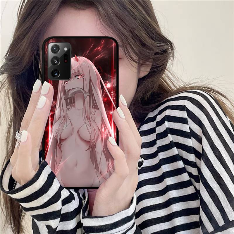 Zero Two Darling In the FranXX Anime Phone Case for Samsung Note 20 Ultra 10 Pro Lite Plus 9 8 5 4 3 M 30s 11 51 31 31s 20 A7