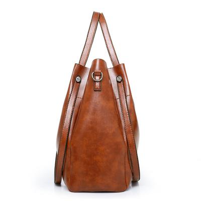 Women's Bag Women's New Retro Four-piece Set Mother and Child Bag Large Capacity Shoulder Portable Crossbody Bucket Bag