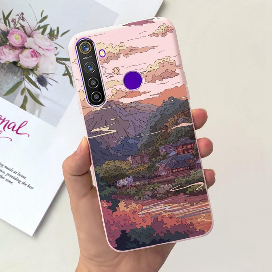 Fashion Case For Realme 5 Pro 5i 5s Soft Silicon Protective Cover For Realme5 5 i 5Pro Jelly Phone Cases
