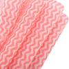 50pcs Disposable Non Stick Oil Non Woven Duster Dish Cloth  Hand Towel for Kitchen (Red)