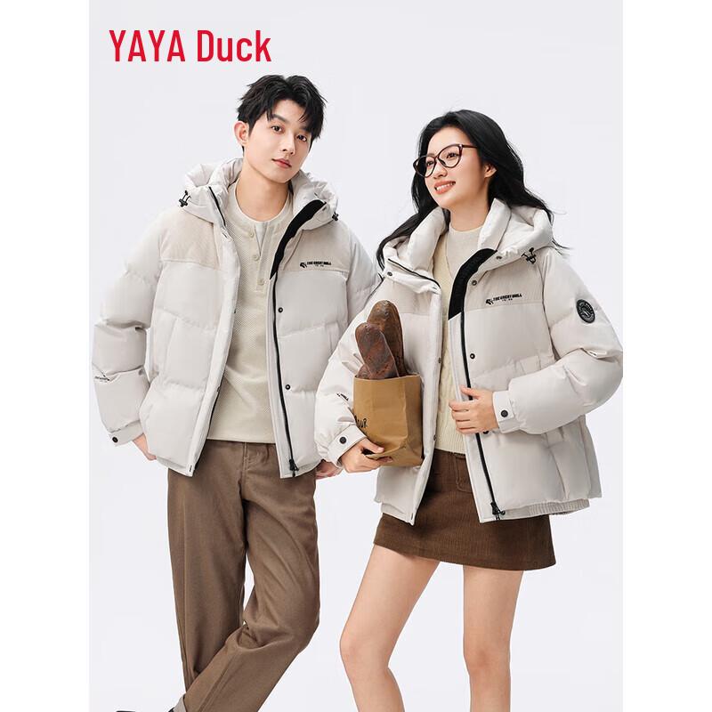 YAYA 2025 Couple's Patchwork Down Jacket