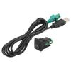 Car Audio USB Switch Button with Adapter Cable Plug and Play for RCD510Plus RCD310Plus CD Player