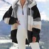 2025 Women's Autumn and Winter Loose Plush Multi-Color Hooded Jacket: Hot New Style.