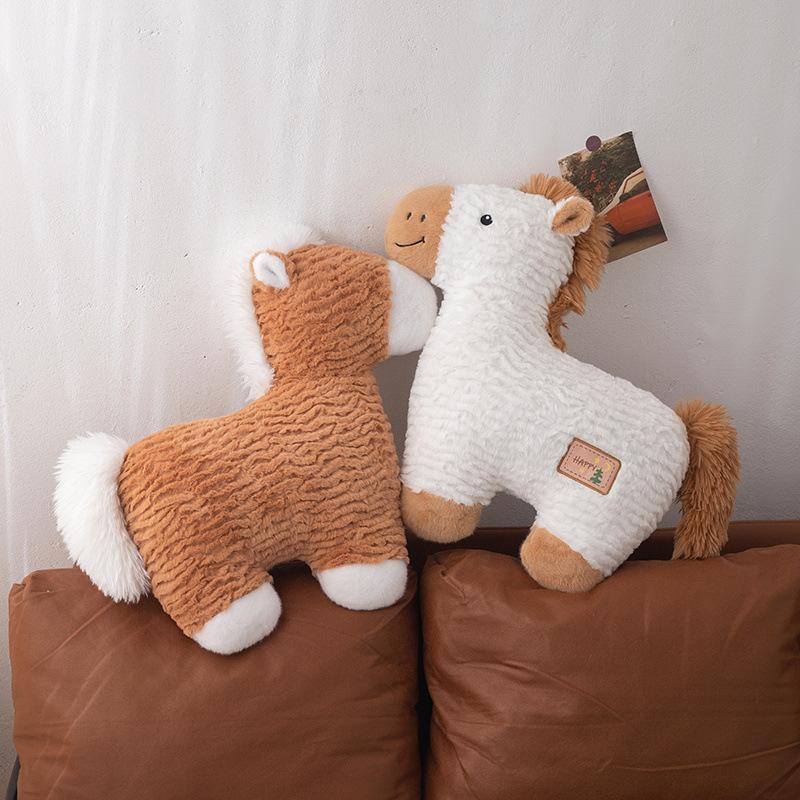 Cute Pony Pillow Cartoon Pony Plush Toy Children'S Sleeping Doll Pillow Children'S Day Gift