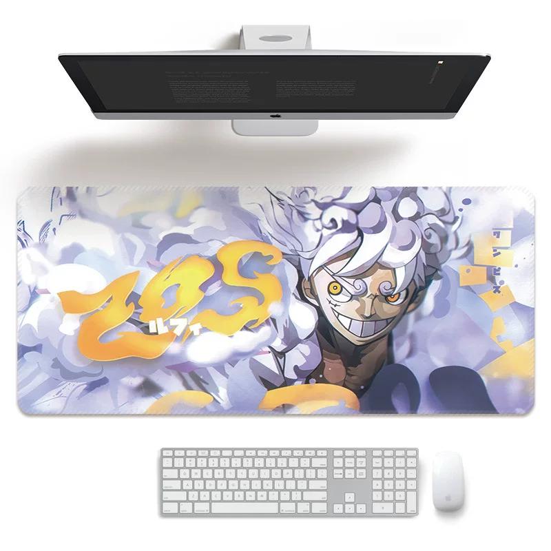 Cartoon Anime Mouse Pad Oversized ONE PIECE Boys E-sports Game Two-dimensional Computer Keyboard Desk Pad Office Cute Large Size  Non-slip Mouse Pad