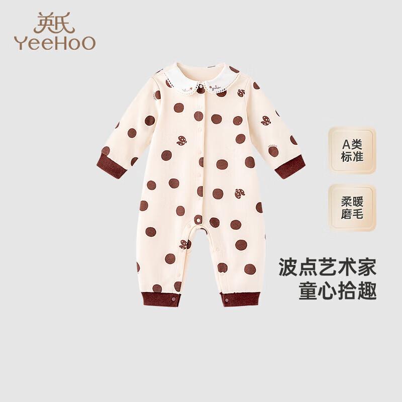 YEEHOO Infant Girls  Long Sleeve Bodysuit 90
