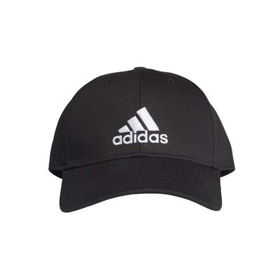 Boné de Treino BBALL CAP COT Japão OSFZ [adidas] (GNS10) Masculino Preto/Preto/Branco (FK0891) (TAMANHO LIVRE)
