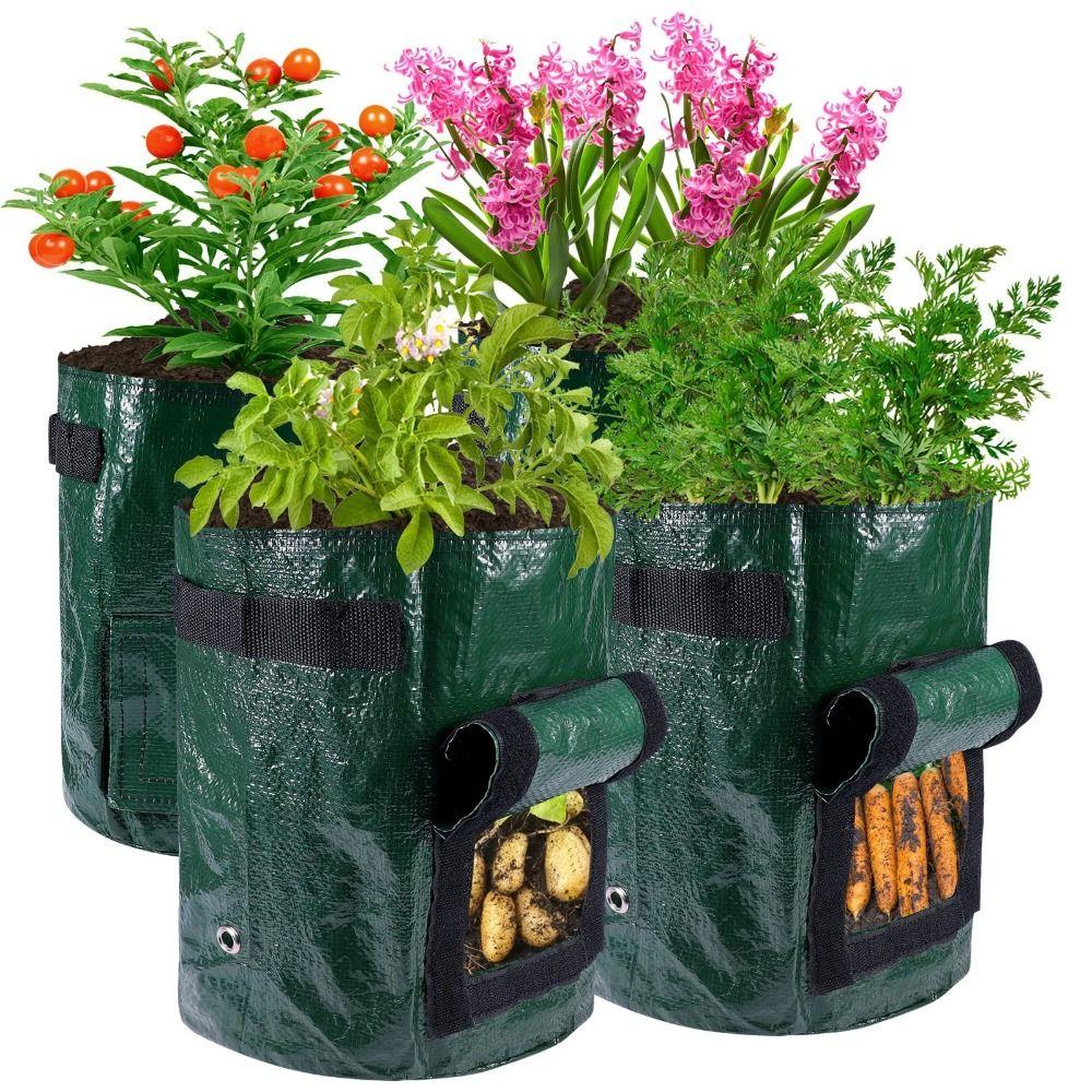 With Handles Garden Planting Bag Planting Nursery Pot  Vegetable Tomato Potato Flower