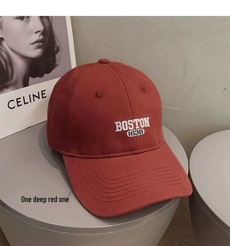 Summer Sunshade Wide Brim Duckbill Cap: Trendy Embroidered Baseball Hat for Men & Women