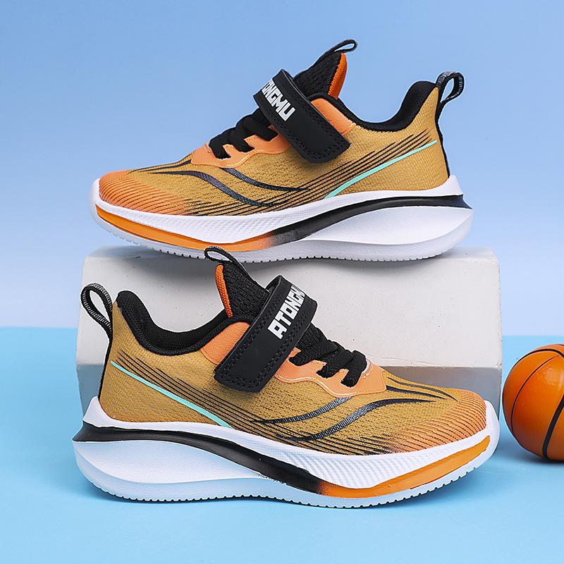Boys Children's Sneakers Girls Light Shoes Summer 2025 New Mesh Running Shoes Middle and Older Children