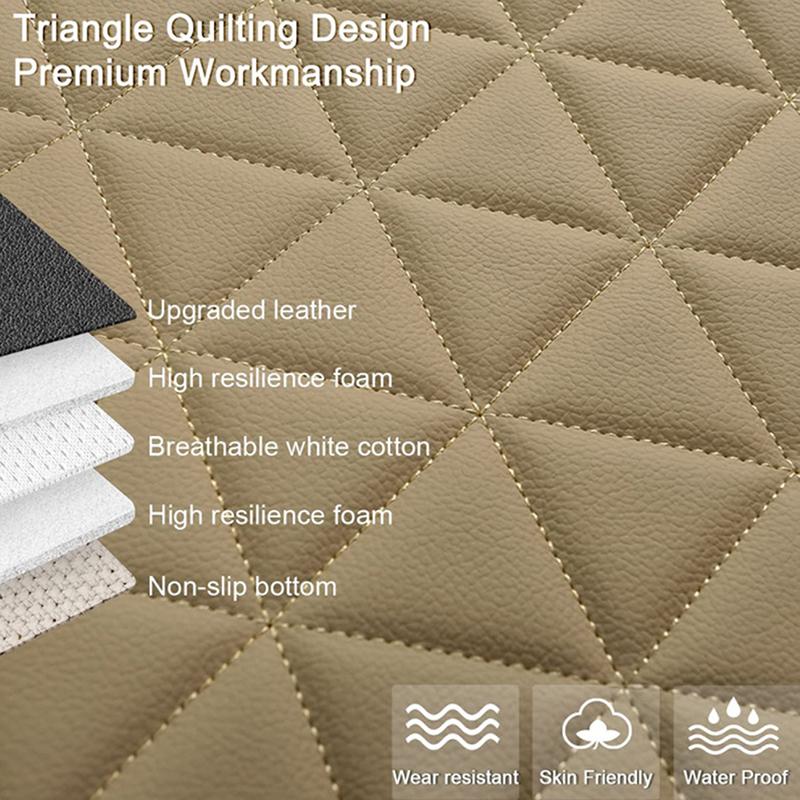 New Front Car Seat Cover Pu Leather Cars Seat Cushion Automobiles Seat Protector Universal Car Chair