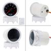 0-8000RPM 52MM Tachometer with White Light for Gasoline Enginee Car 4/6/8 Cylinder Tacho Gauge Smoked Face Pointer RPM Meter 12V