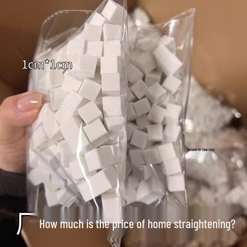 Mini Tofu Block Gradient Ombre Nail Art Sponge & Metal Grabber Clips