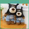 Brinquedo de Cão de Pelúcia para Roubo com Enchimento de Algodão PP Animal Fofo Almofada de Dormir para Meninas Presente