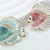 Schattige Strass Dieren Tropische Vissen Broches Voor Dames Kleding Jas Accessoires Cadeaus