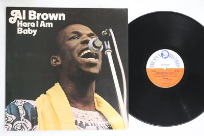 LP Record AL BROWN - Here I Am Baby TRLS99 TROJAN 1974 UK Reggae, Ska & Dub Used