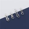 1PC S Hook Clasp Eye Fish with Closed Jump Ring for DIY Necklace Bracelet Jewelry Making Components Findings