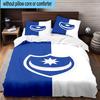3pcs Portsmouth F.C Printed Bedding Set Duvet Cover Closure Includes 1 Duvet Cover & 2 Pillowcases Bedding Sets Home Decor Gifts