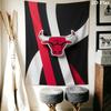 Bulls Team Background Threepiece Set 1 Duvet Cover 2 Pillowcase Without Core Duvet Cover And Pillowcase Soft And Comfortable Bedding Set
