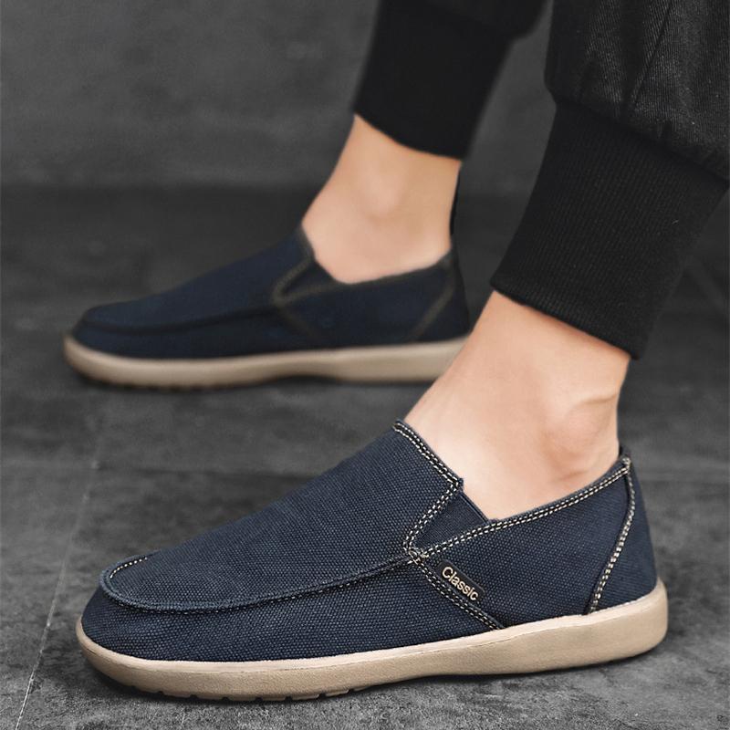 

Fashion Men s Sneakers Canvas Breathable Men s Comfortable Walking Driving Shoes Men Outdoor Flats Casual Shoes Tenis Masculino 39 серый