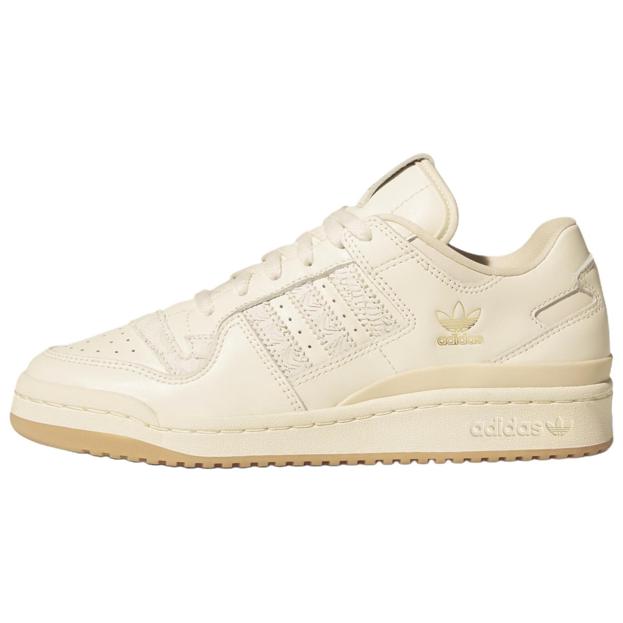 Adidas Originals Forum 84 Low Comfortable Versatile Low-Top Skate Shoes Women sneaker Beige JP8957 36⅔
