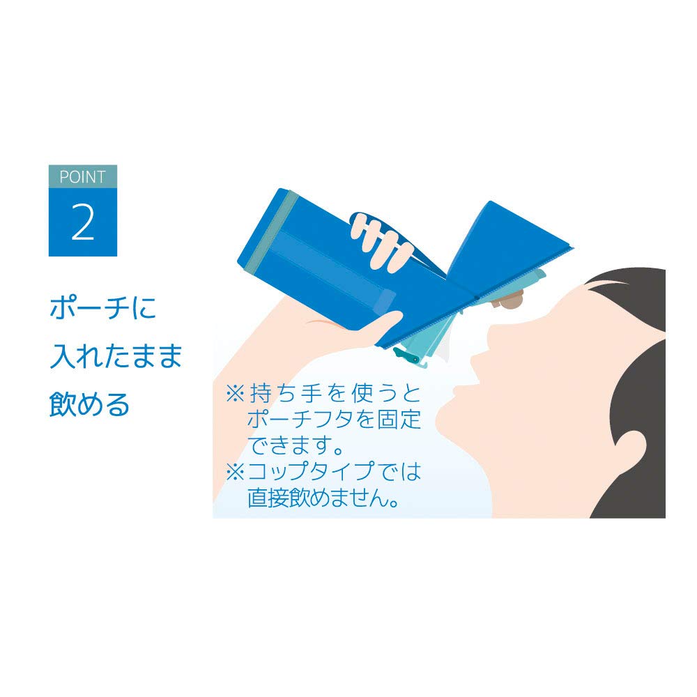 Thermos My Bottle Pouch with for BL Strap, Blue, 350-400ml Bottles, APG-350