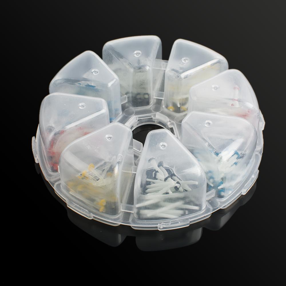200Pcs Dental Fiber Post Glass Quartz Teeth Restorative 1.2mm 1.4mm 1.6mm 1.8mm Posts