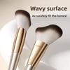 Wave Makep Brush Side Face Brush Face Contour Brush Bevel Cheek Makeup Brush Soft Hair Blush Brush