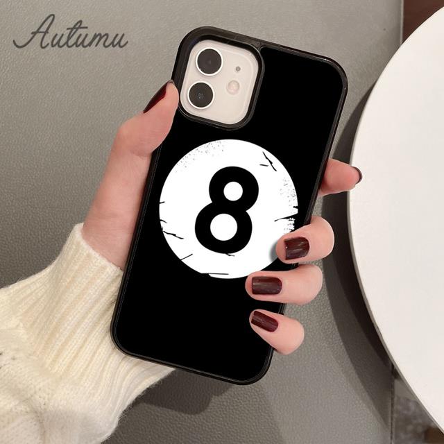 

Billiards Eight Ball Phone Case for iPhone 17 Air 15 16 16e 11 12 13 14 Pro Max Plus coque Fundas Shell iPhone 13