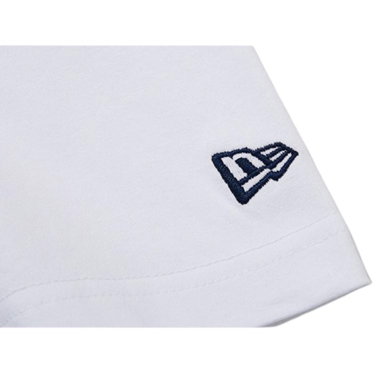 New Era T-shirt Unisex a Maniche Corte Girocollo Ricamata Orso NY New York Yankees MLB SS24 Bianca 14148887