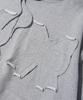 Youhee Ribbon Hoodie Melange Gray