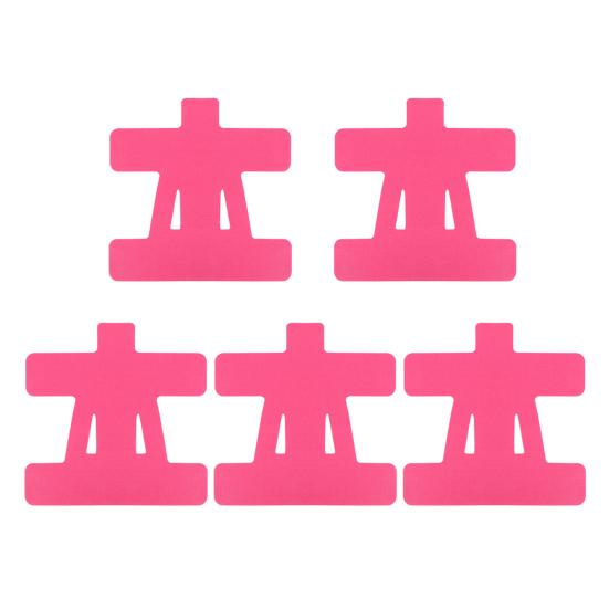 

5/10 шт. предварительно нарезанная кинезиологическая лента для облегчения боли в плече, дышащая, водонепроницаемая, эластичная спортивная лента для поддержки и стабилизации плеча 5pcs розы красного