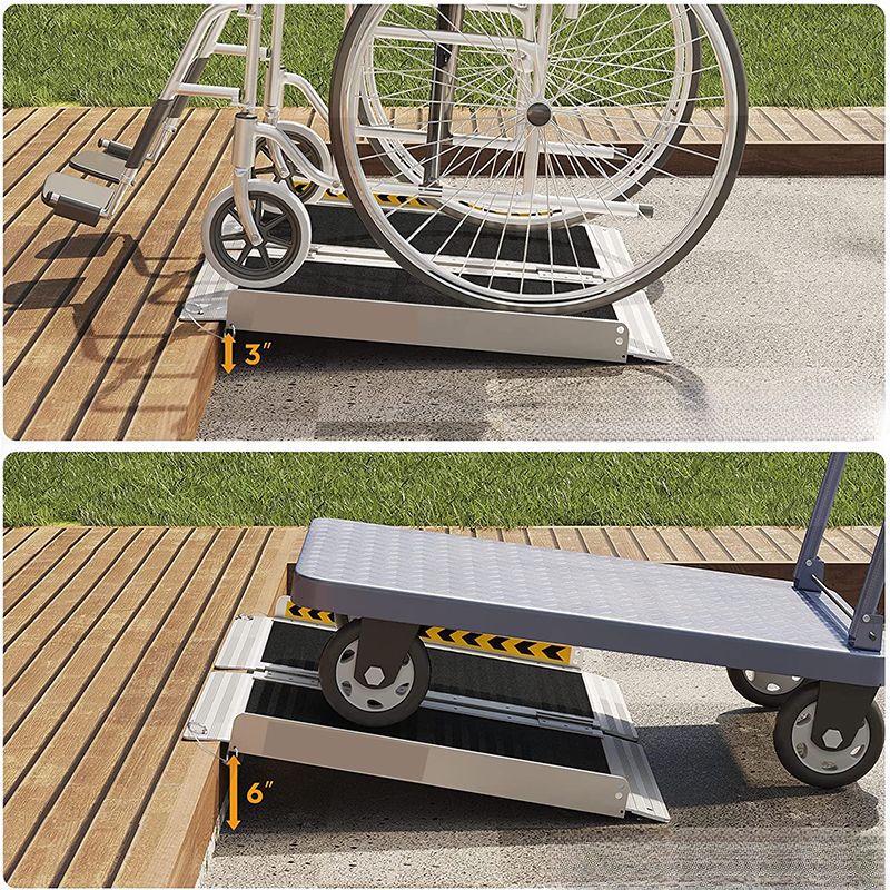 JILIANG Portable Foldable Wheelchair Ramp Standard
