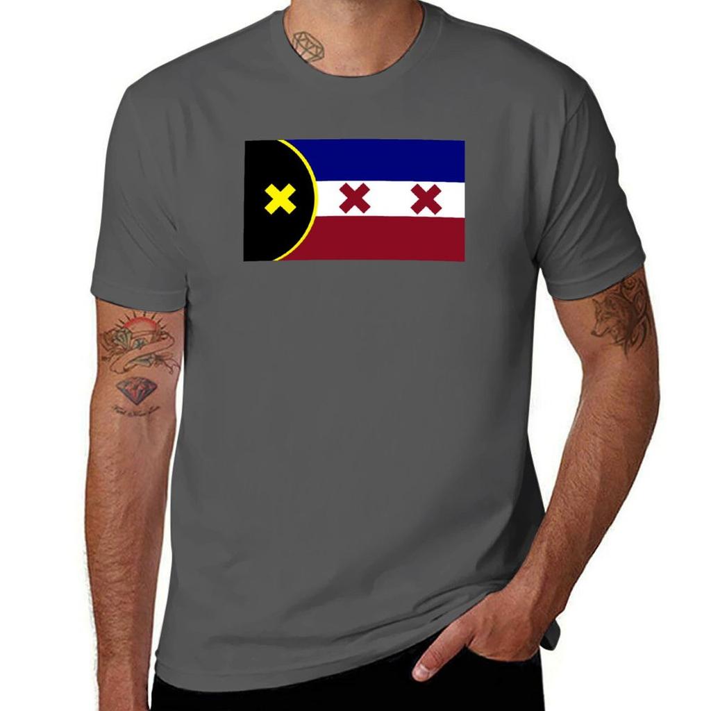 lmanberg flag T-Shirt anime tshirt g man t shirts for men t shirts cotton 100% T-Shirt