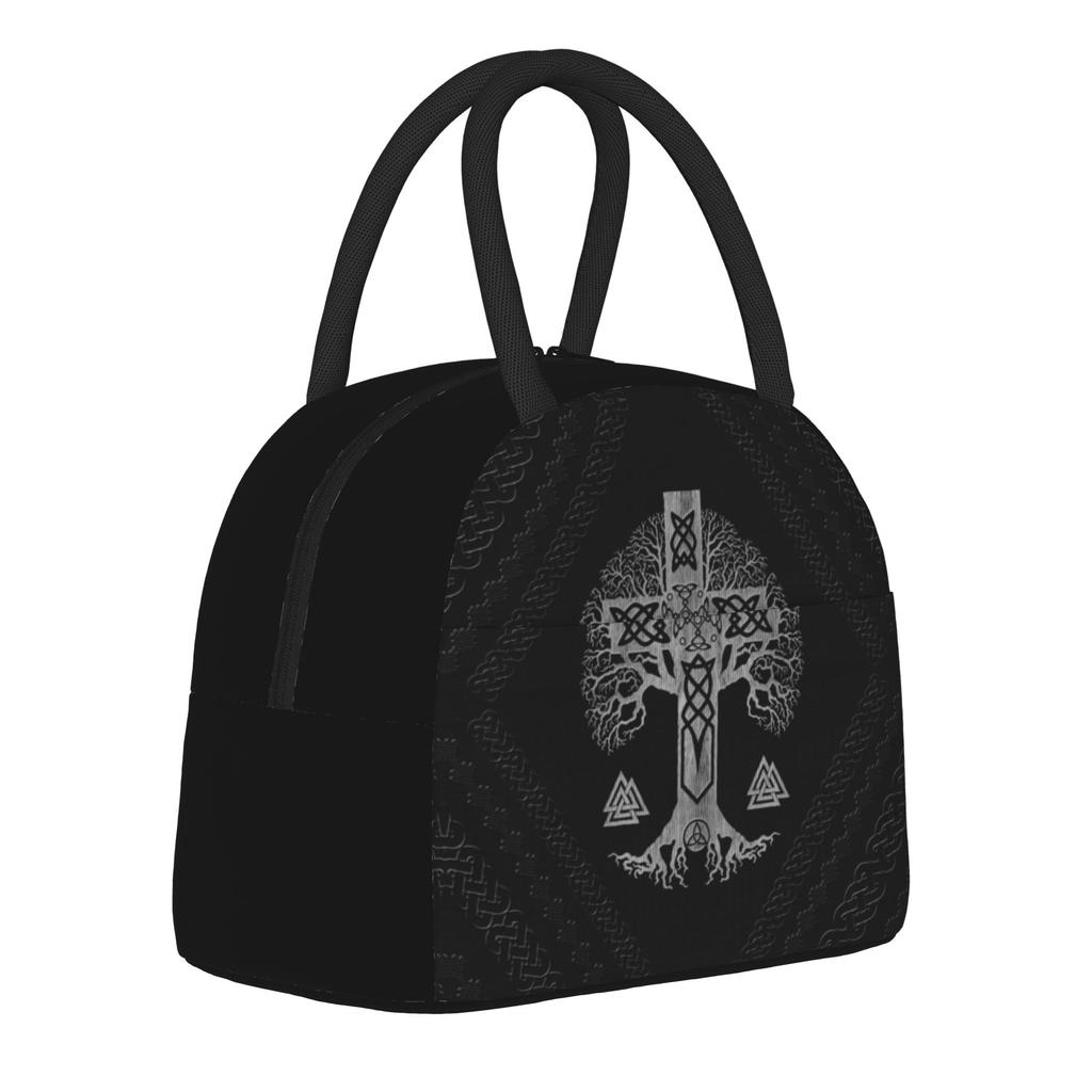 Tree of Life Insulated Lunch Bags Thermal Bag Reusable,Lunch Container Ragnar Lagertha Large Tote Lunch Box Food Handbags