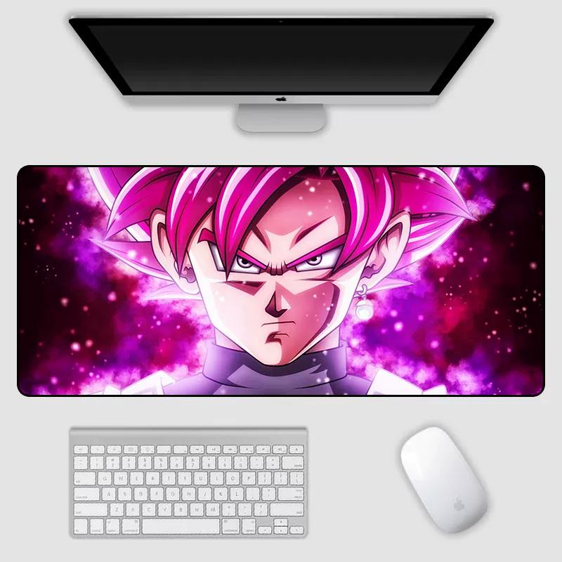 2026 Dragon Ball Leather Mouse Pad Son Goku Printing Pattern Large Size Game Gaming Keyboard Pad Boys Office Animation Non-slip Table Mat