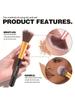 1PC Makeup Brush Set Halloween Christmas Gift Smash Flour Rouge Brush Face Powder Blusher Brush, Eye