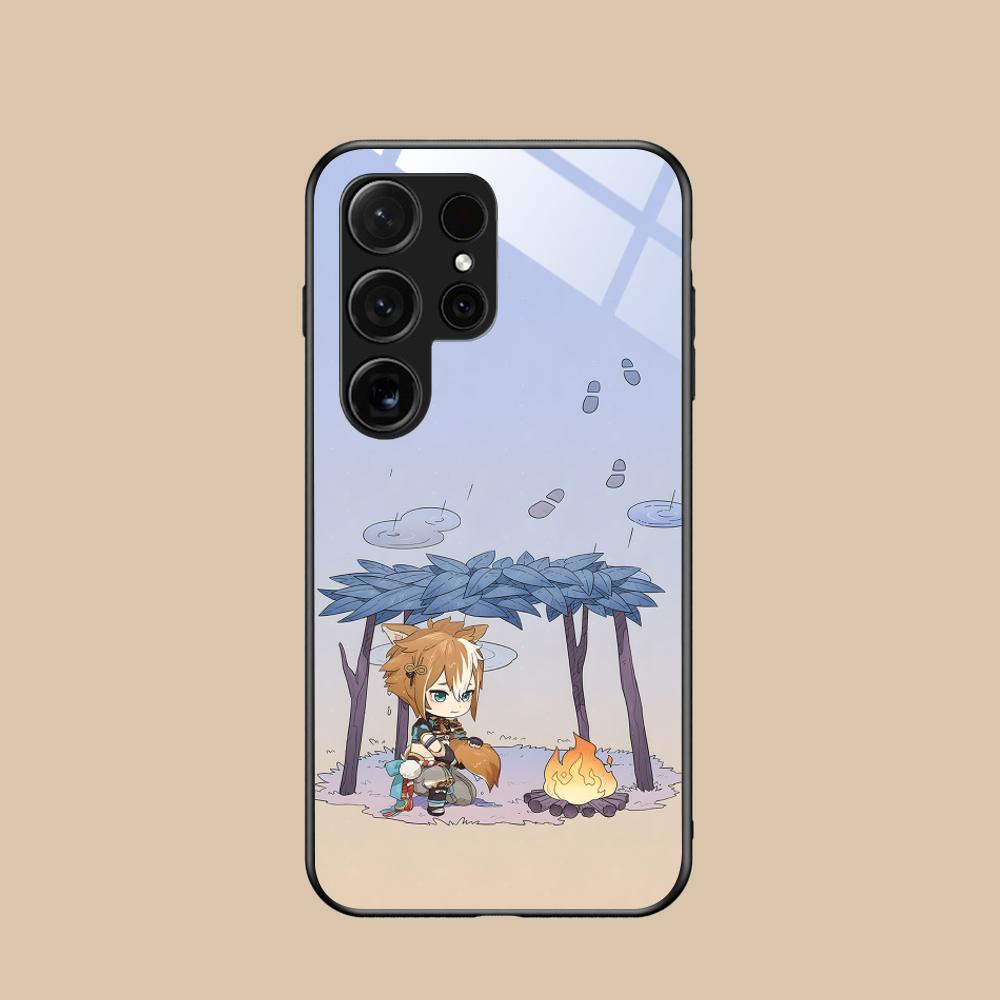 Game GI Gorou Mobile Phone Case for Samsung Galaxy A56 55 54 53 52 51 36 35 34 23 16 15 5G Glass Colorful Cover Smartphone Cover