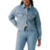 Levis X Beyoncé Collaboration Comfortable Denim Jacket With Flap Pocket Design FW25 Women Jackets 005ON-0001