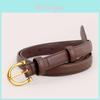Fashion Cowhide Leather Belt For Women With Alloy Buckle For Casual And Office Wear