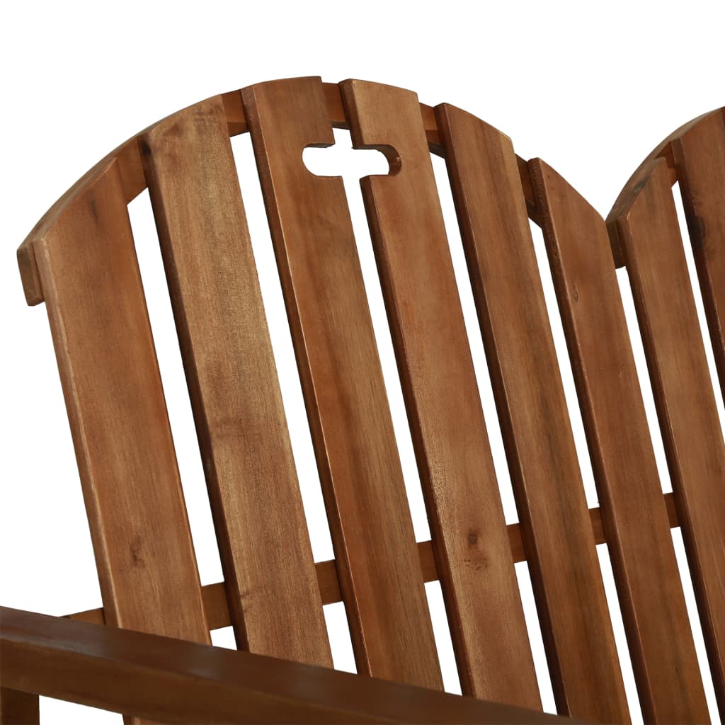 Garden Bench, 110 Cm, Solid Acacia Wood