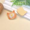 100Pcs Kawaii Resin Cat Biscuit Toast Pudding Flatback Cabochon Scrapbook Crafts Doll House Accessories DIY Phone Decor