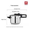 Zwilling EcoQuick II Stainless Steel Pressure Cooker